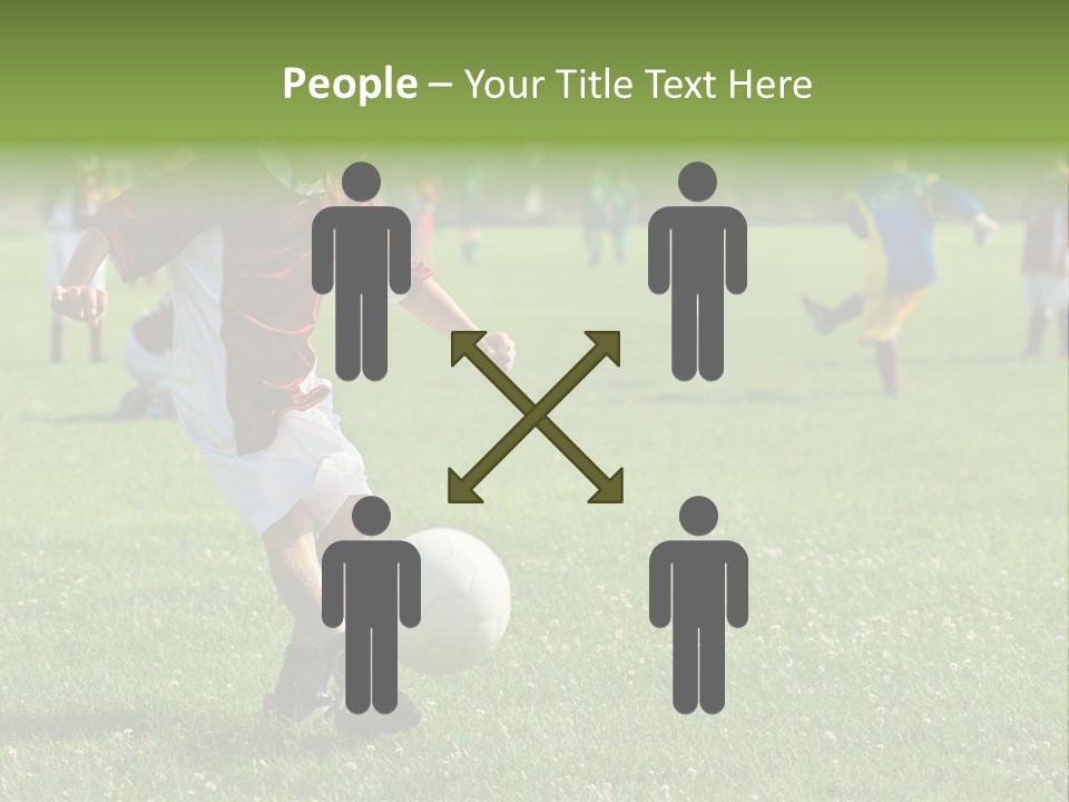 Ball Football Down PowerPoint Template