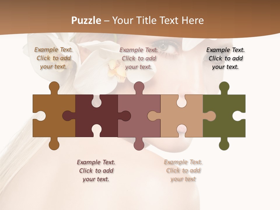 White Natural Care PowerPoint Template