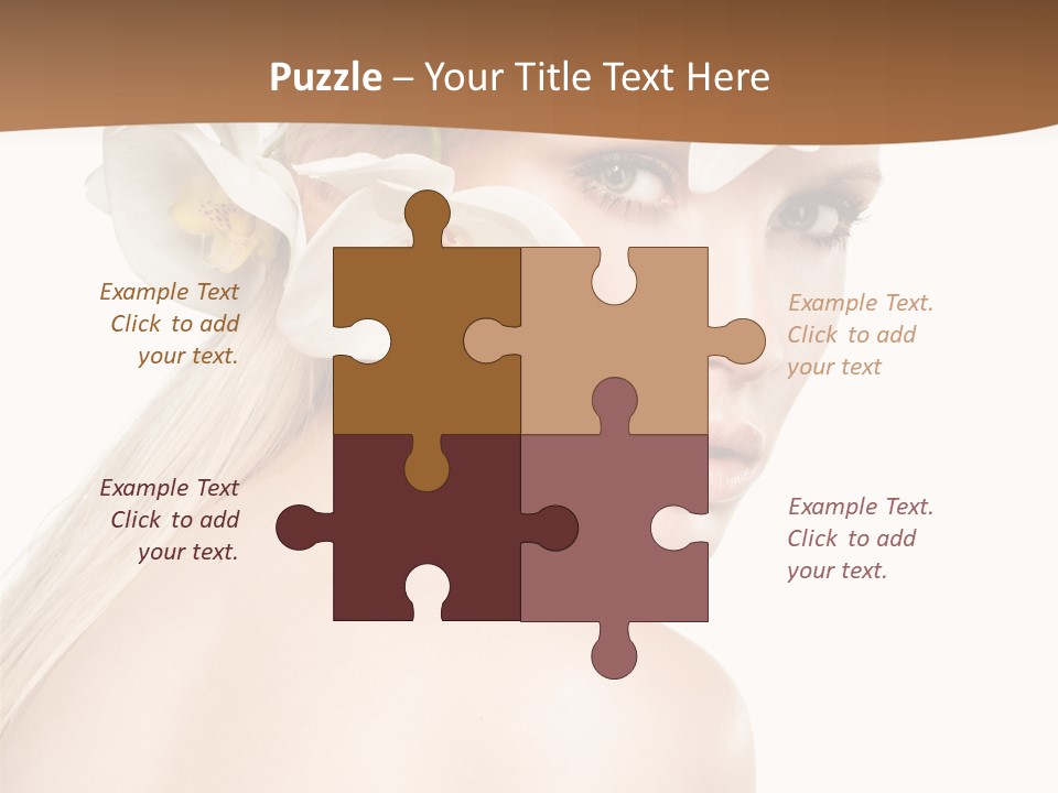 White Natural Care PowerPoint Template