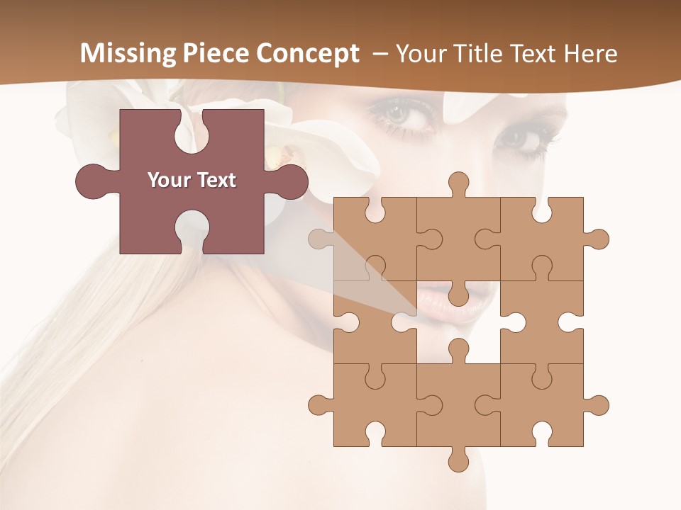 White Natural Care PowerPoint Template