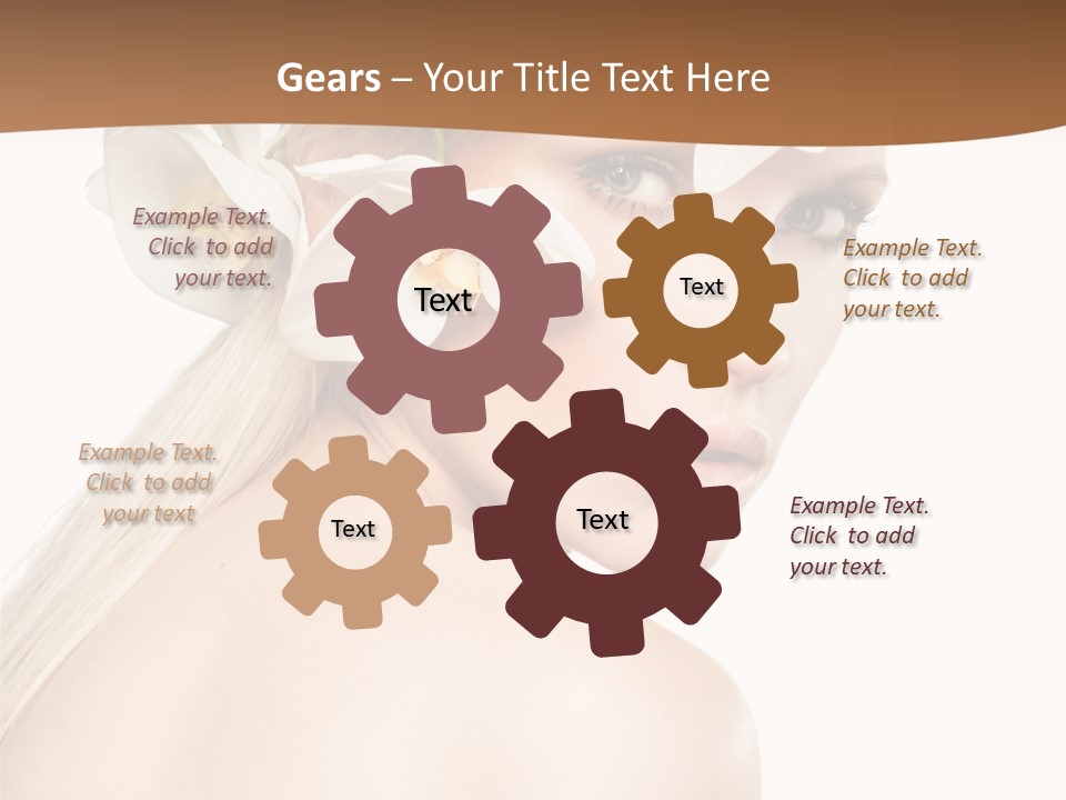 White Natural Care PowerPoint Template