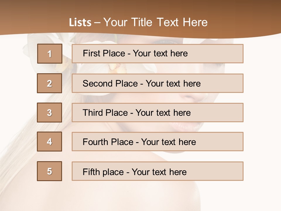 White Natural Care PowerPoint Template