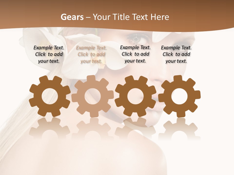 White Natural Care PowerPoint Template