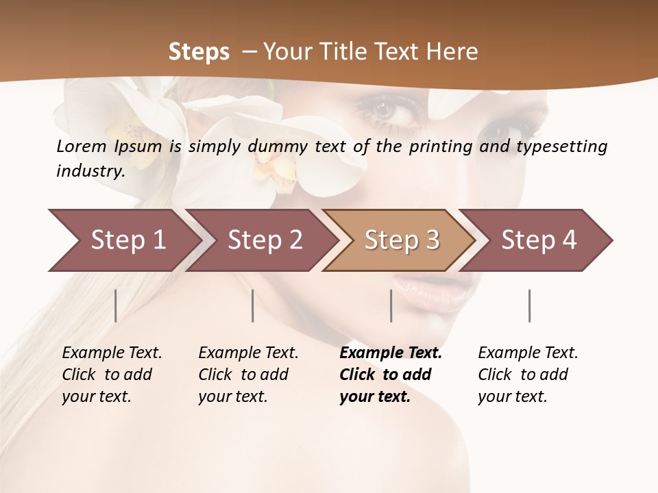 White Natural Care PowerPoint Template