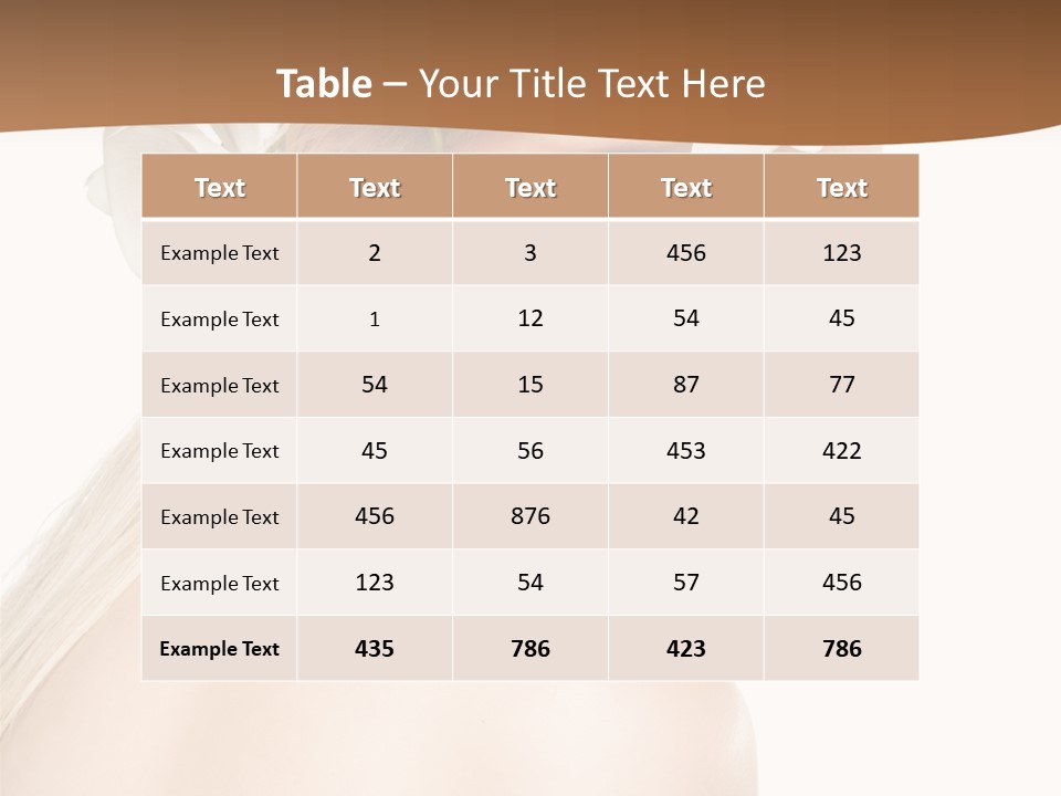 White Natural Care PowerPoint Template