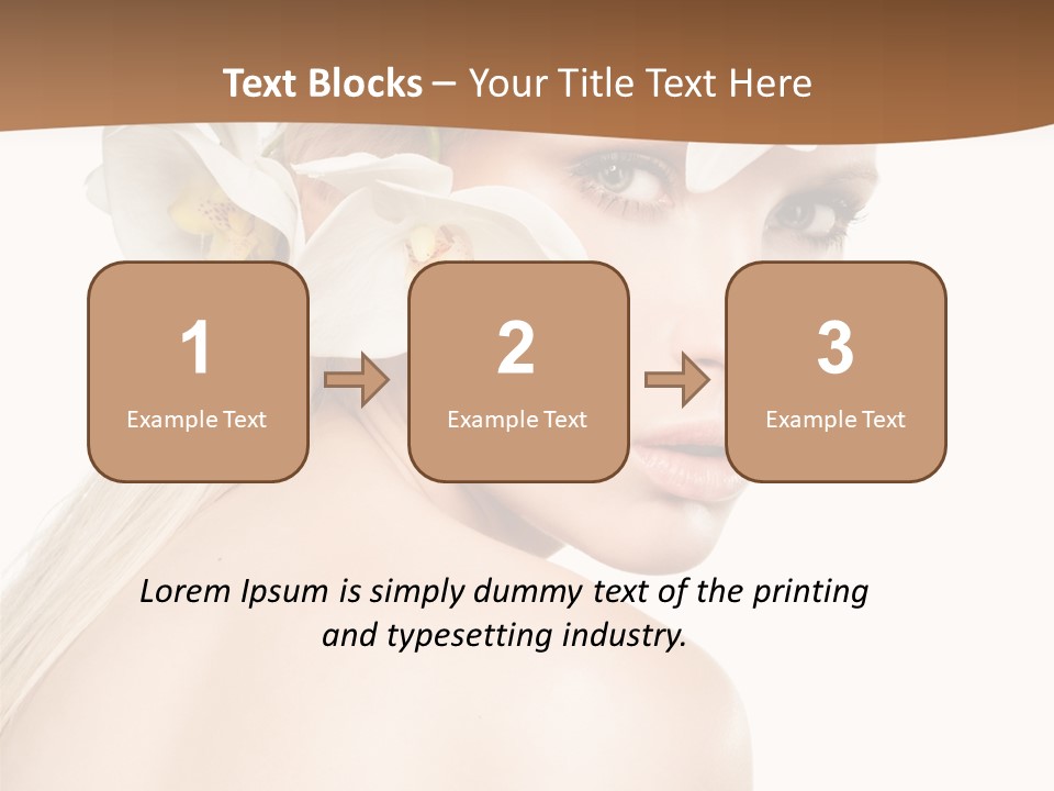 White Natural Care PowerPoint Template