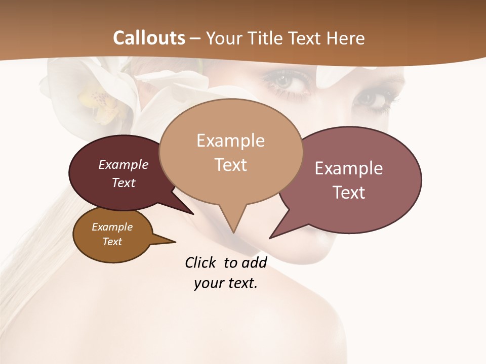 White Natural Care PowerPoint Template