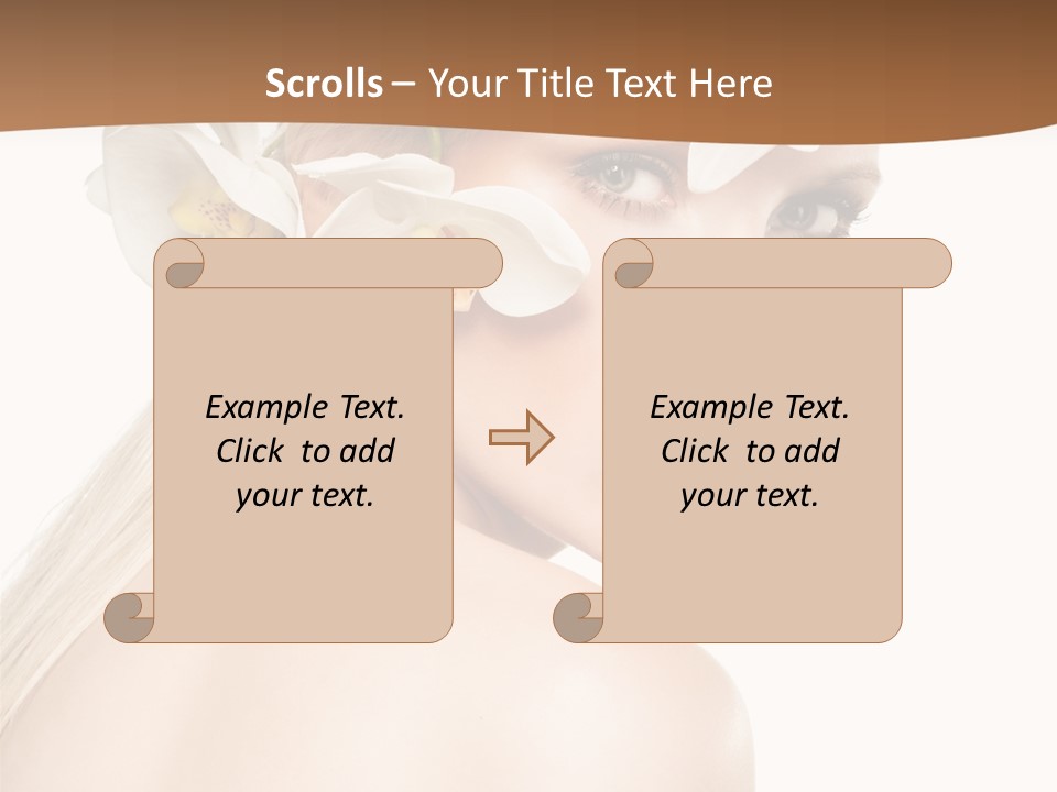White Natural Care PowerPoint Template