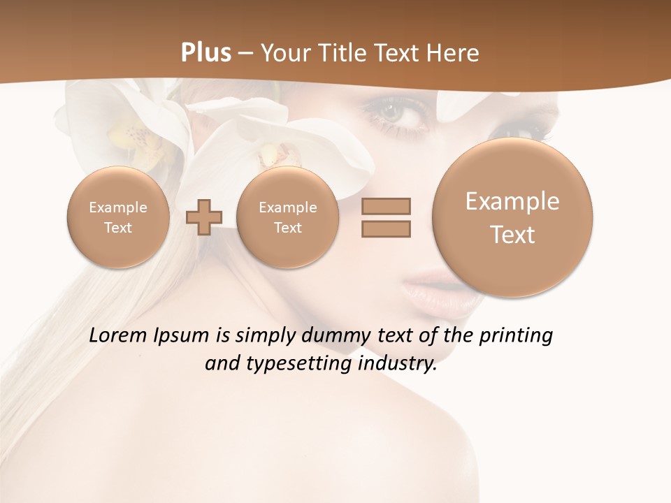 White Natural Care PowerPoint Template