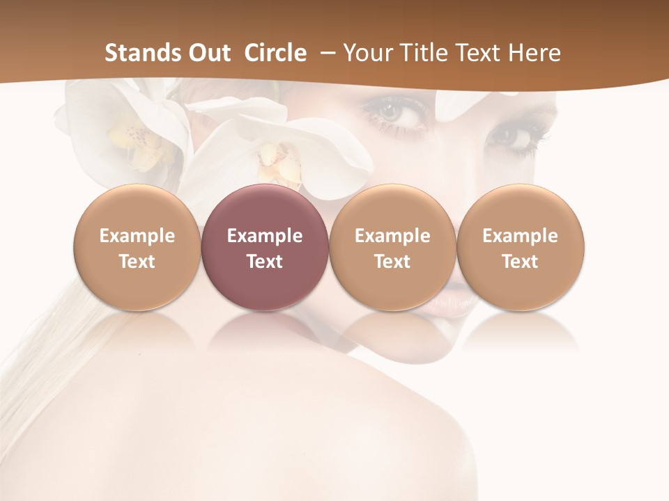 White Natural Care PowerPoint Template