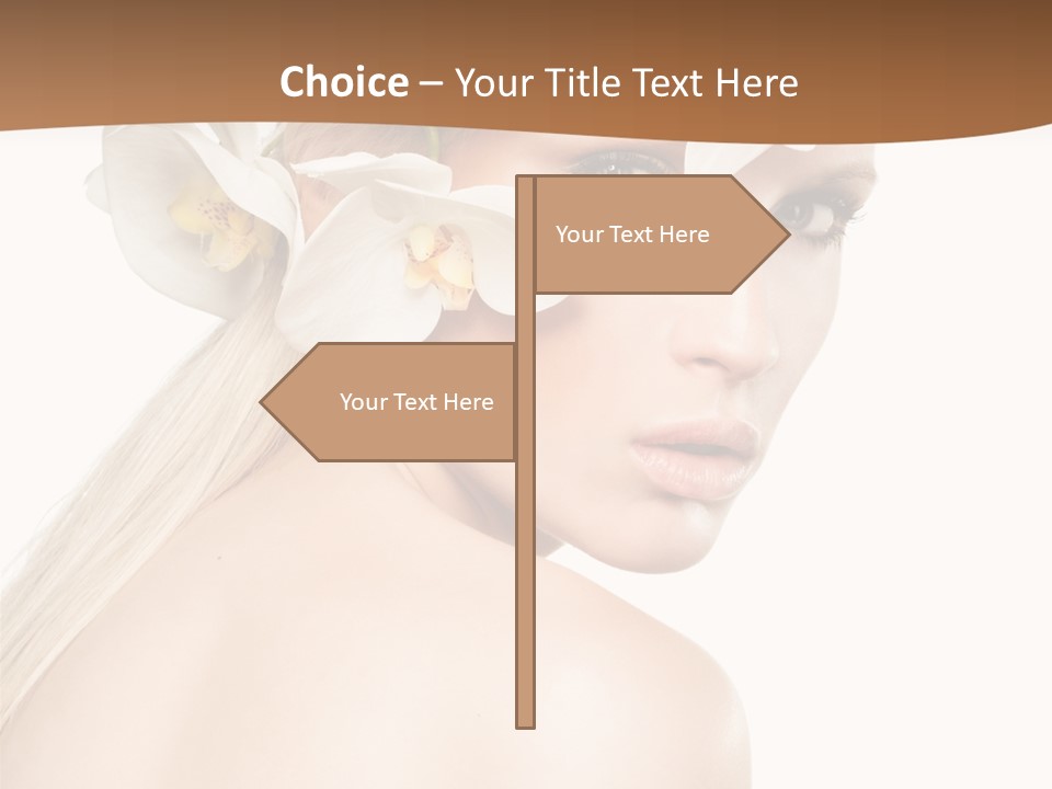 White Natural Care PowerPoint Template