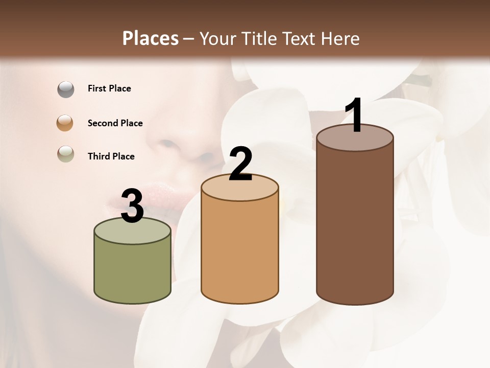 Aroma Sensual Caucasian PowerPoint Template