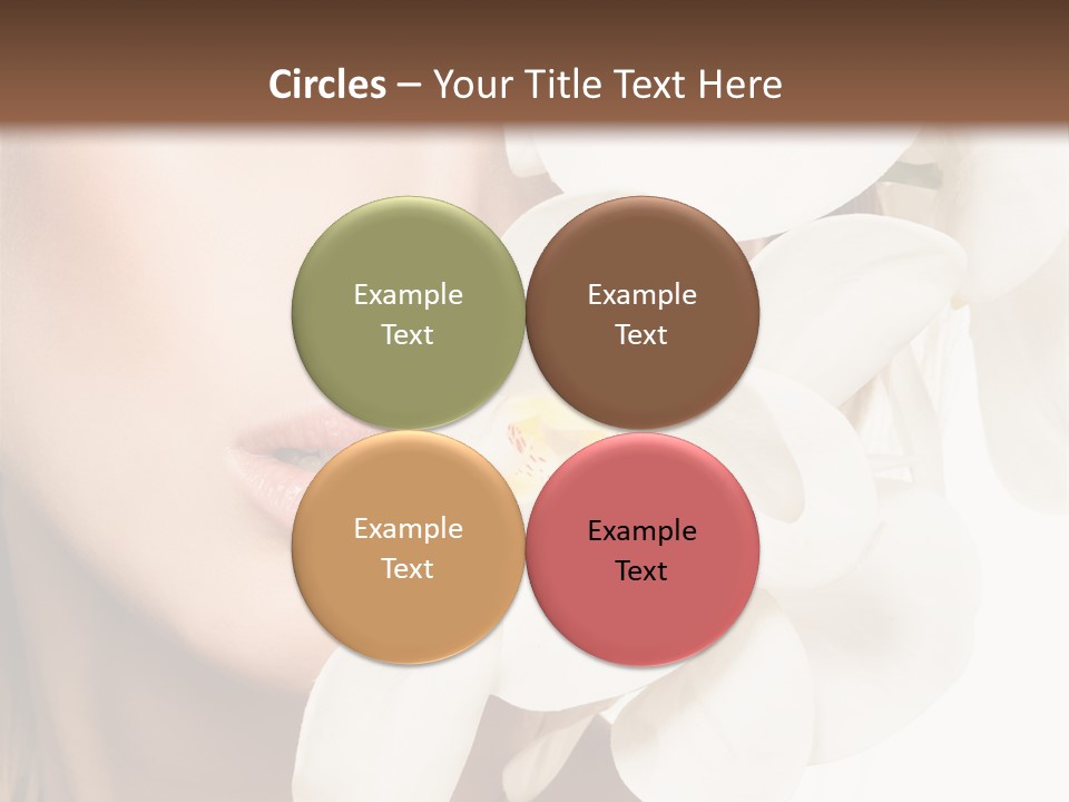 Aroma Sensual Caucasian PowerPoint Template