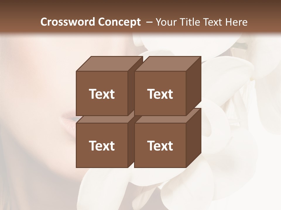 Aroma Sensual Caucasian PowerPoint Template