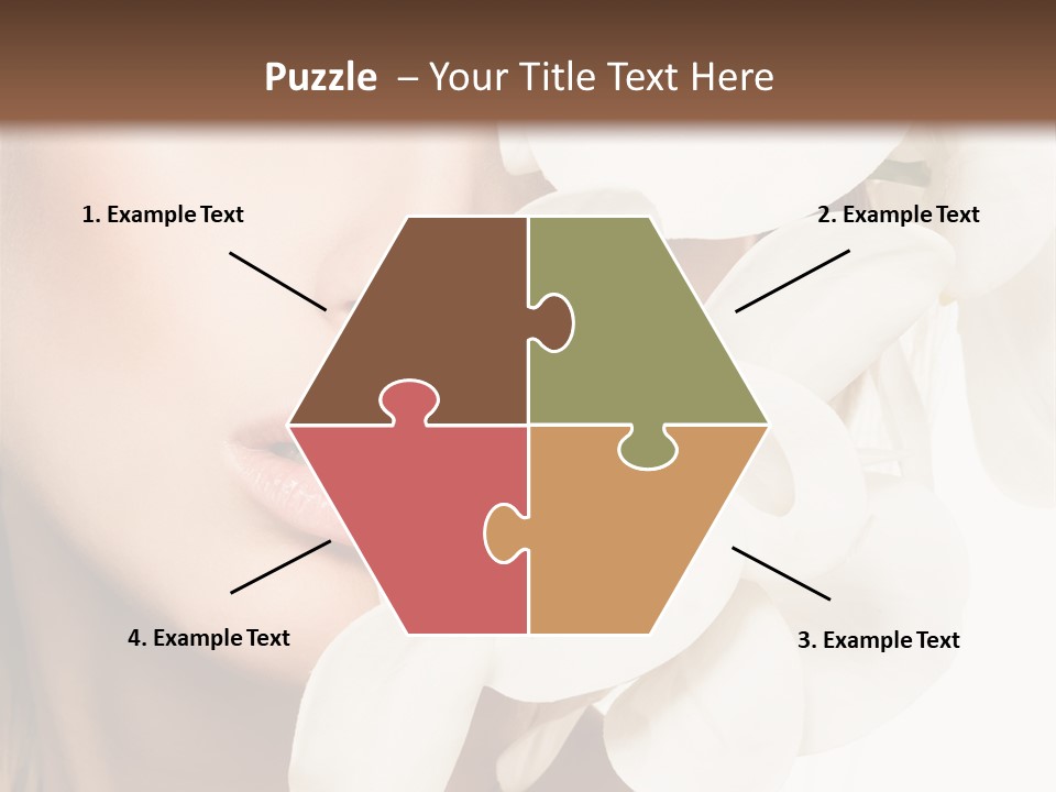 Aroma Sensual Caucasian PowerPoint Template