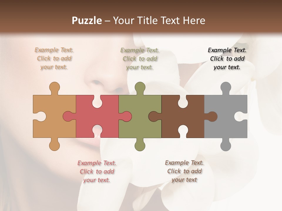 Aroma Sensual Caucasian PowerPoint Template