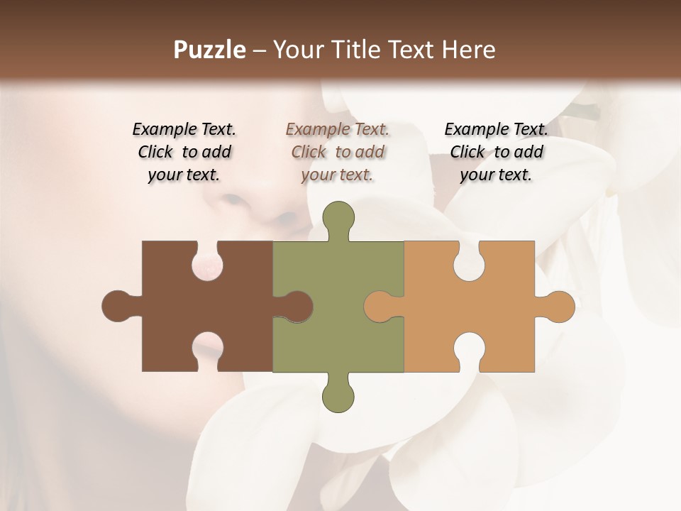 Aroma Sensual Caucasian PowerPoint Template