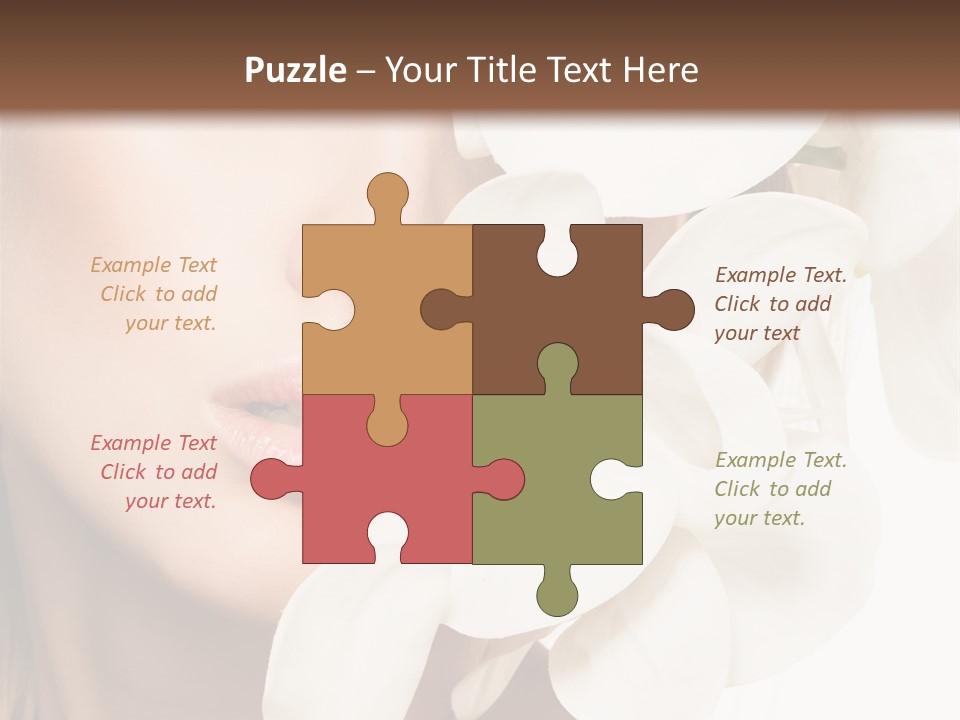 Aroma Sensual Caucasian PowerPoint Template