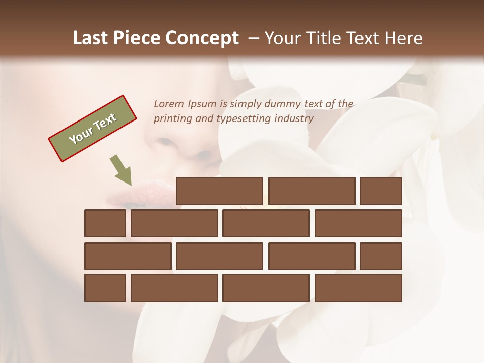 Aroma Sensual Caucasian PowerPoint Template