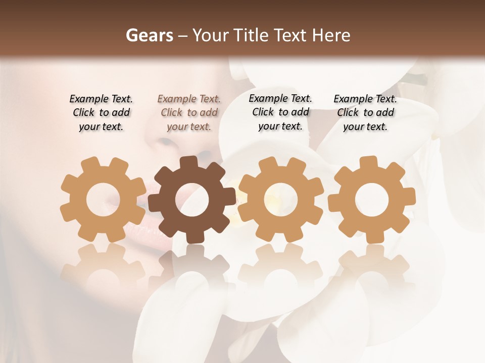 Aroma Sensual Caucasian PowerPoint Template