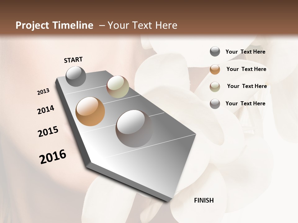 Aroma Sensual Caucasian PowerPoint Template