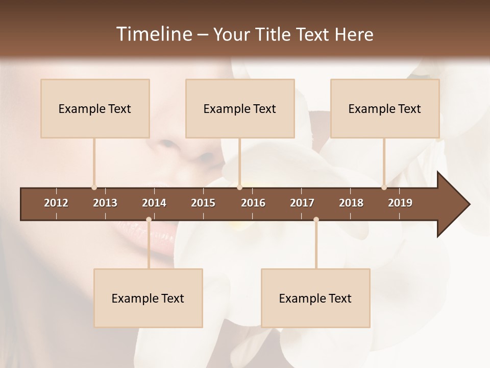 Aroma Sensual Caucasian PowerPoint Template
