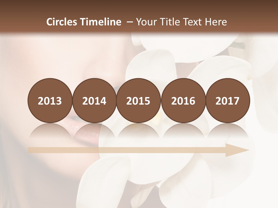 Aroma Sensual Caucasian PowerPoint Template