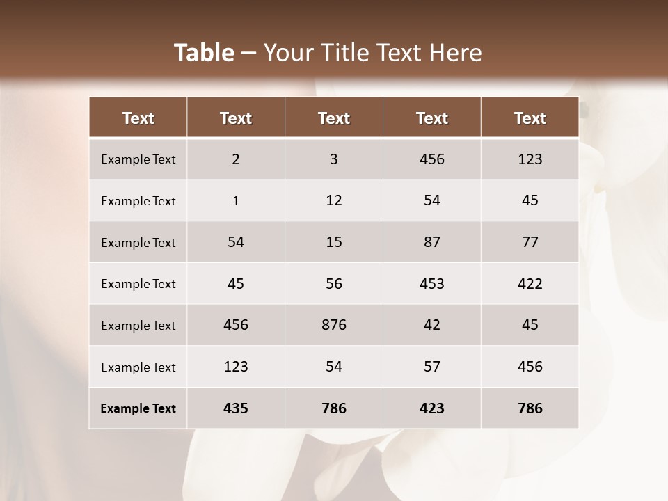 Aroma Sensual Caucasian PowerPoint Template