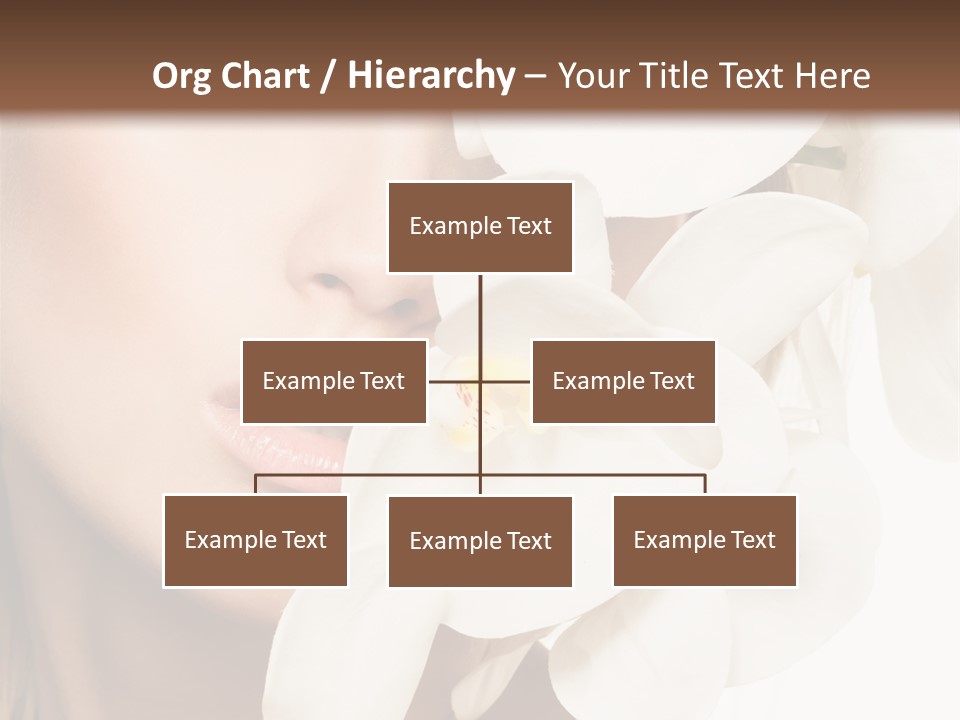 Aroma Sensual Caucasian PowerPoint Template