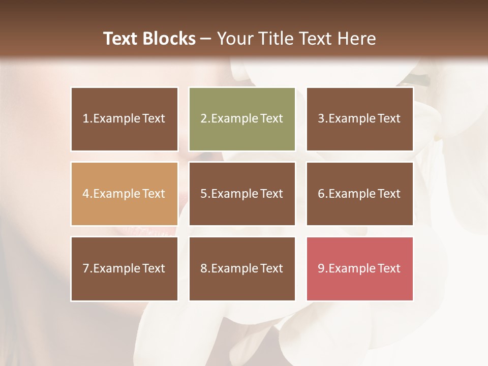 Aroma Sensual Caucasian PowerPoint Template