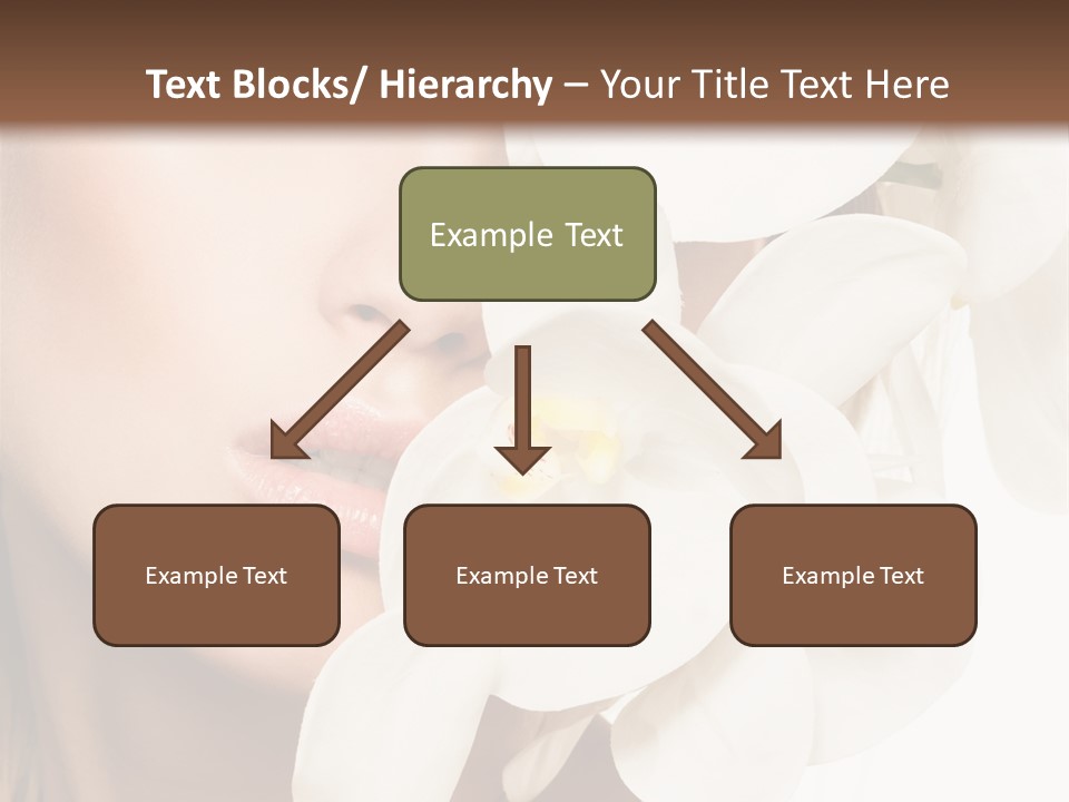 Aroma Sensual Caucasian PowerPoint Template