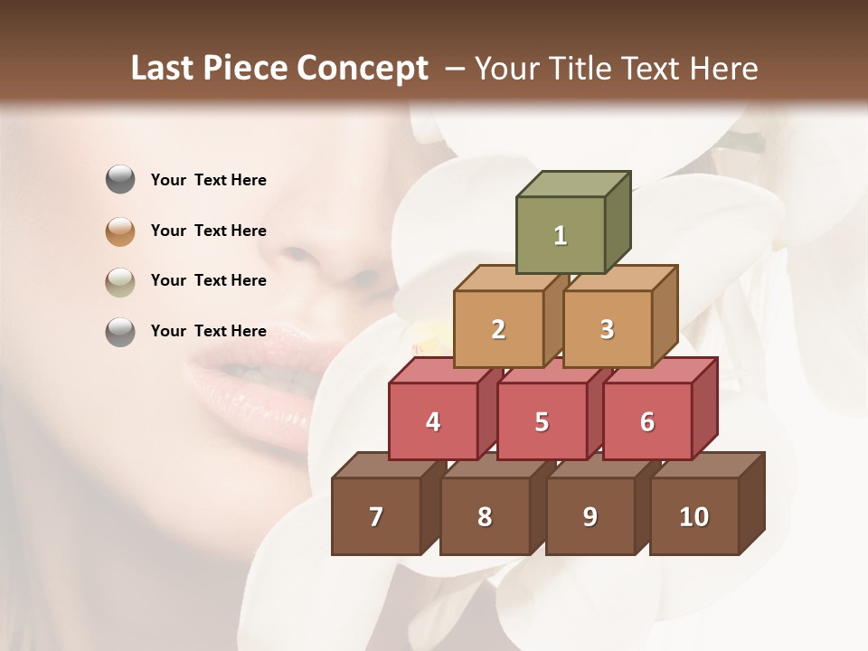 Aroma Sensual Caucasian PowerPoint Template