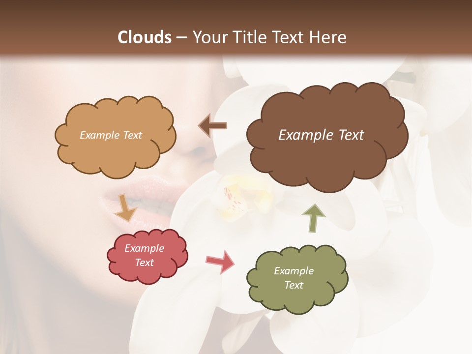 Aroma Sensual Caucasian PowerPoint Template