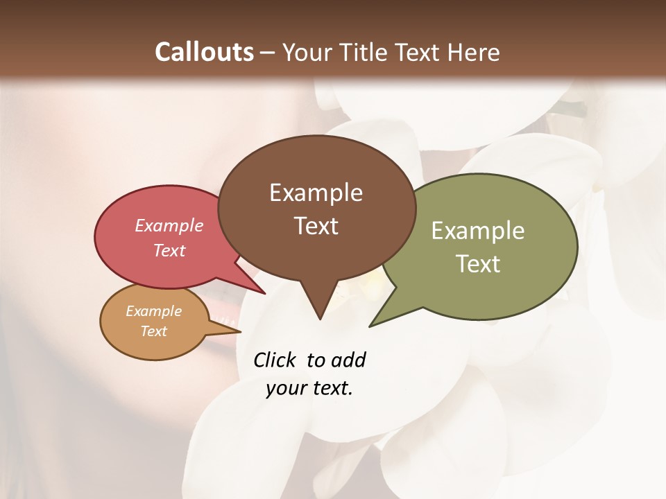 Aroma Sensual Caucasian PowerPoint Template