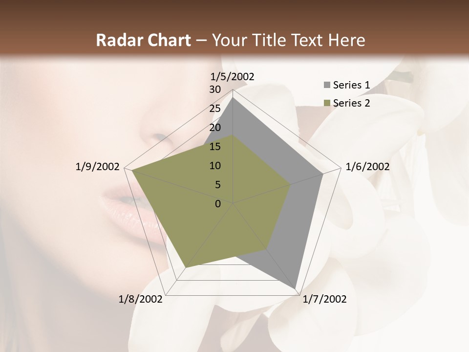 Aroma Sensual Caucasian PowerPoint Template