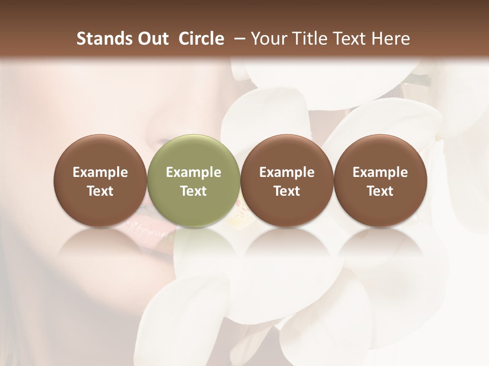 Aroma Sensual Caucasian PowerPoint Template