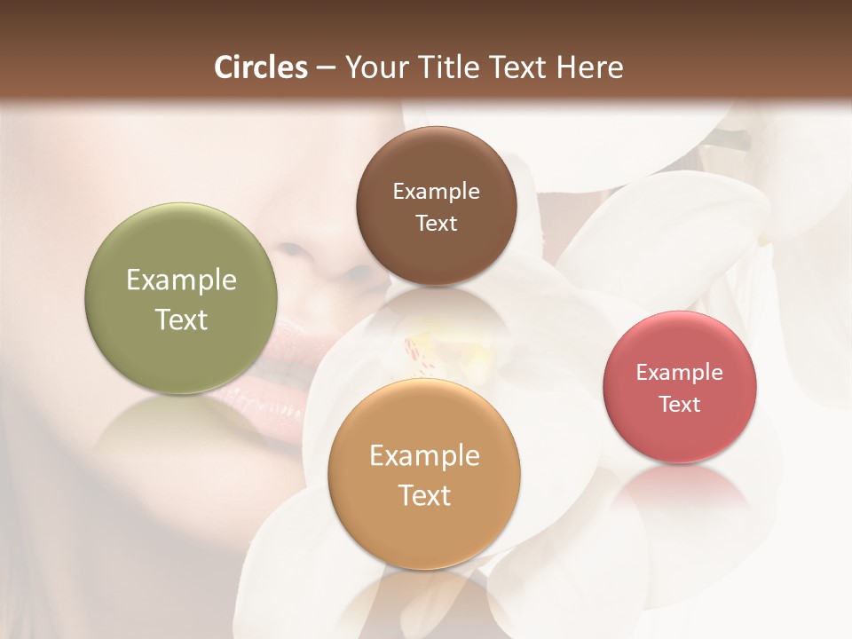 Aroma Sensual Caucasian PowerPoint Template