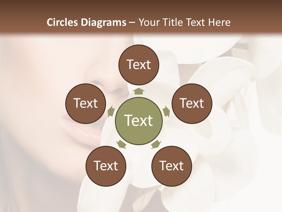 Aroma Sensual Caucasian PowerPoint Template