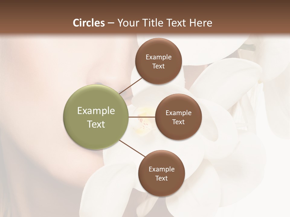 Aroma Sensual Caucasian PowerPoint Template