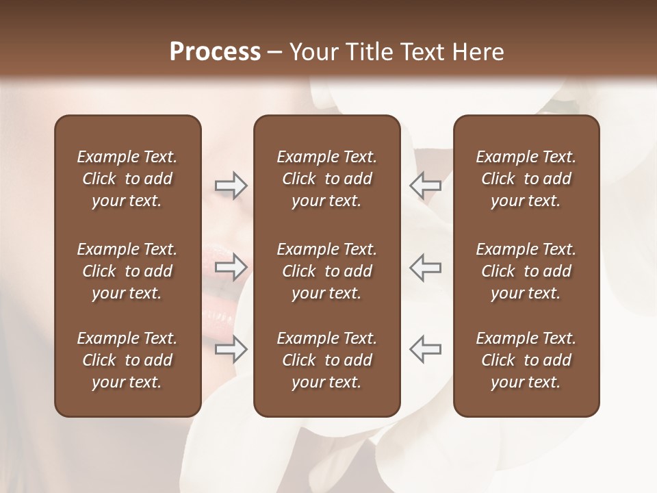 Aroma Sensual Caucasian PowerPoint Template