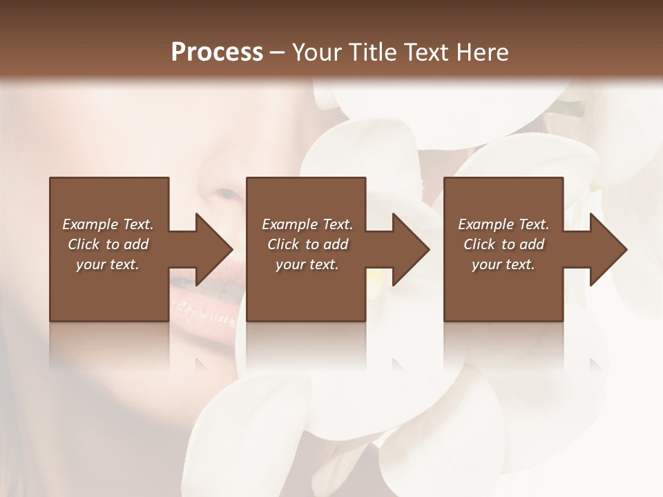 Aroma Sensual Caucasian PowerPoint Template