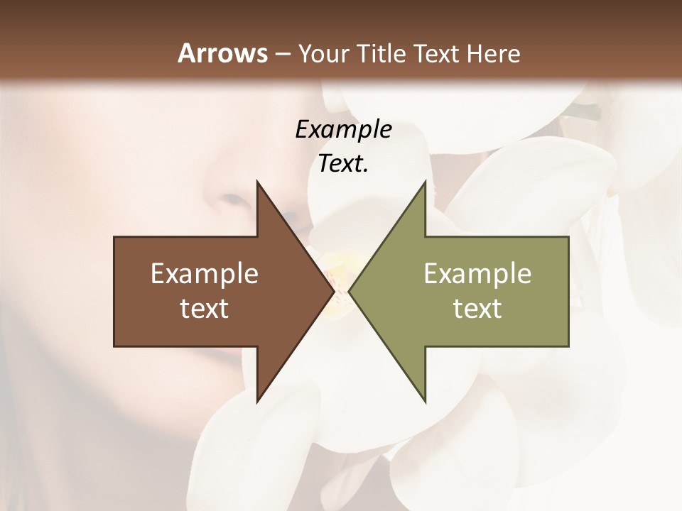 Aroma Sensual Caucasian PowerPoint Template