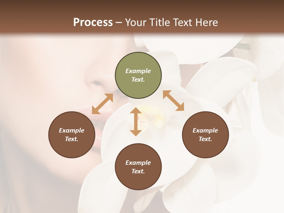 Aroma Sensual Caucasian PowerPoint Template