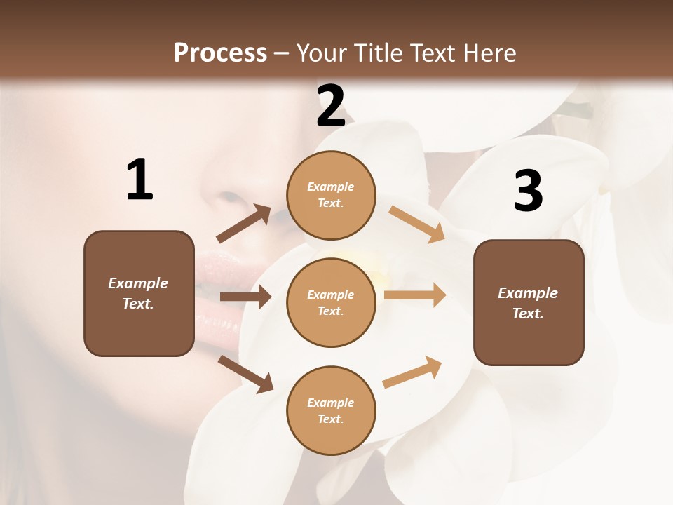 Aroma Sensual Caucasian PowerPoint Template