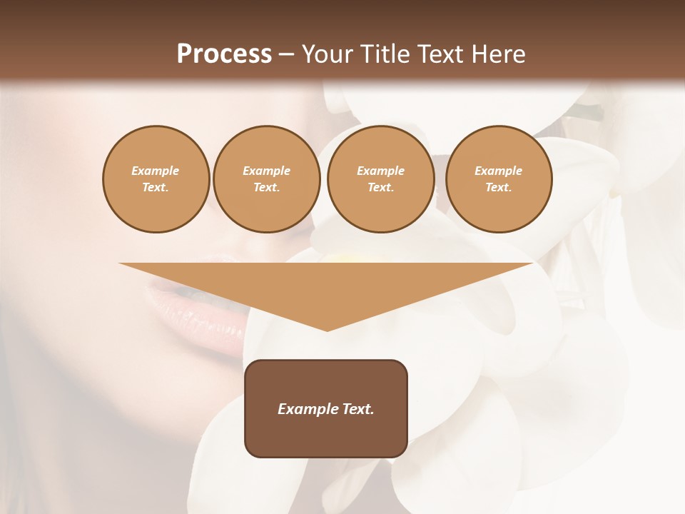 Aroma Sensual Caucasian PowerPoint Template