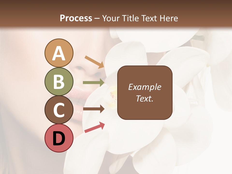 Aroma Sensual Caucasian PowerPoint Template