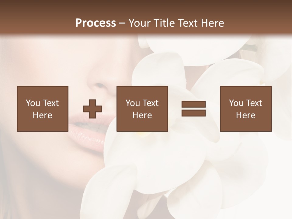 Aroma Sensual Caucasian PowerPoint Template