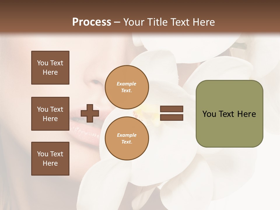 Aroma Sensual Caucasian PowerPoint Template