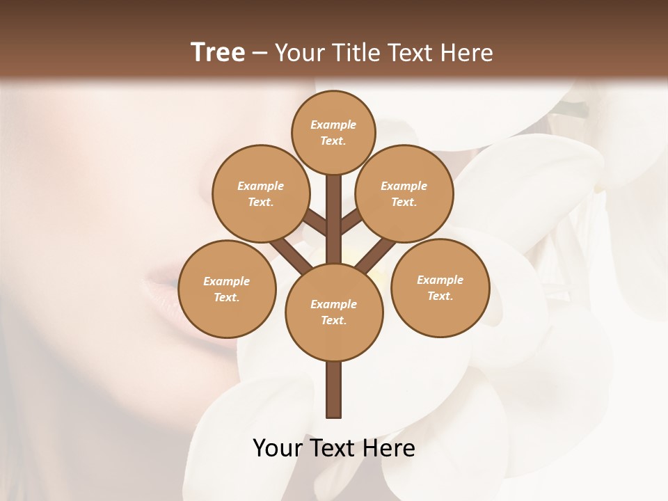 Aroma Sensual Caucasian PowerPoint Template