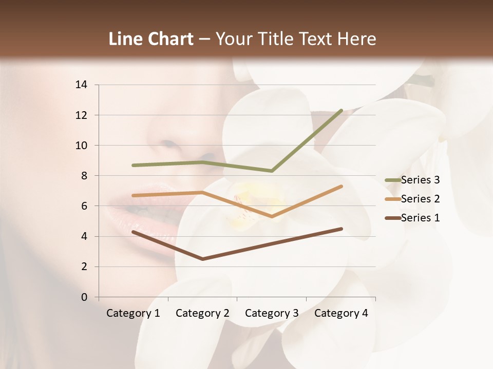 Aroma Sensual Caucasian PowerPoint Template